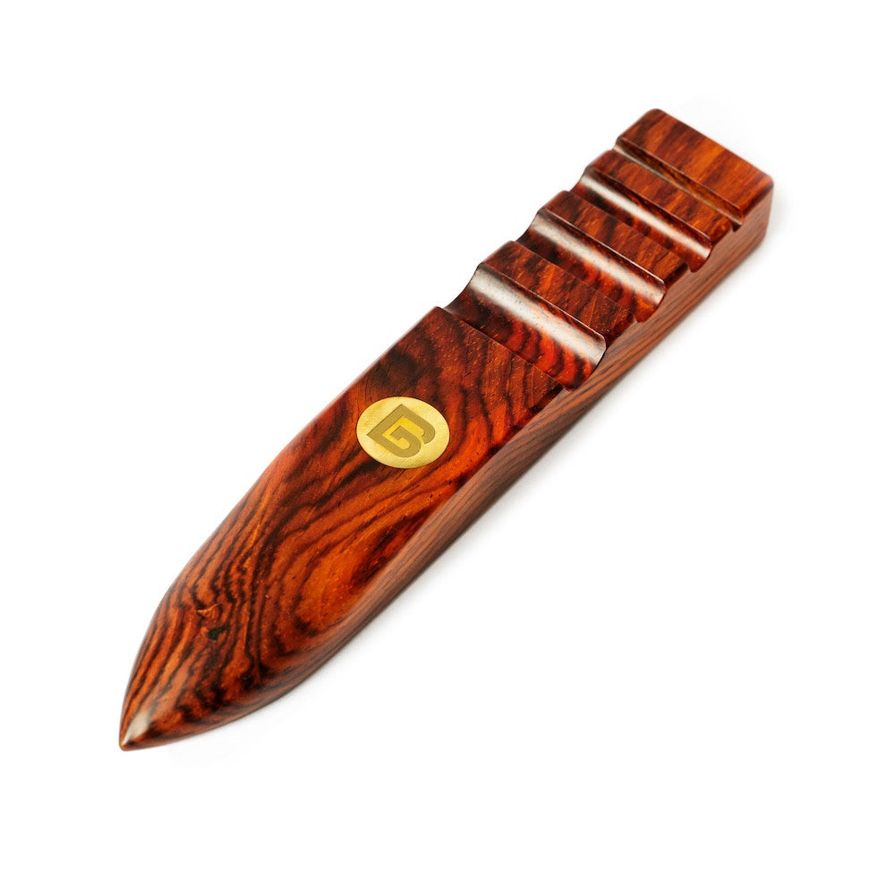 BG Leather Edge Slicker & Burnisher, Flat, Cocobolo – a leatherstore
