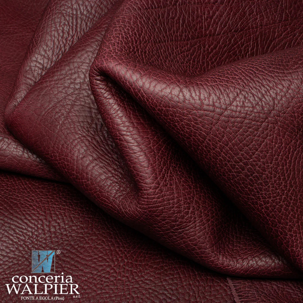 Red Buttero Leather, 1.4-1.6 mm Leather, Effect Leather, Supply for Leather Craft, Leather for Organizer and ipad hotsell cover