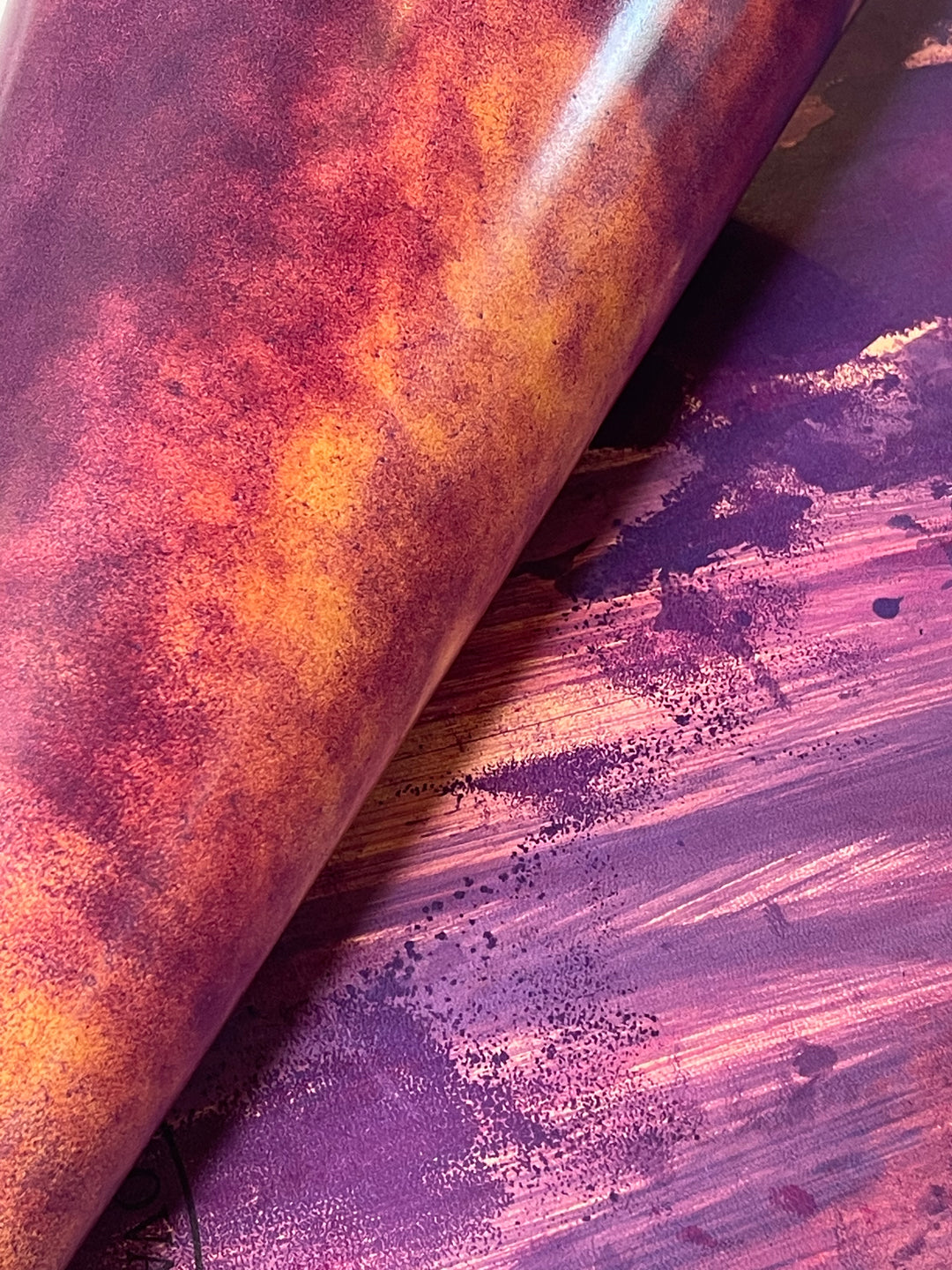 Ultraviolet Marbled Shell Cordovan - ROCADO – a leatherstore